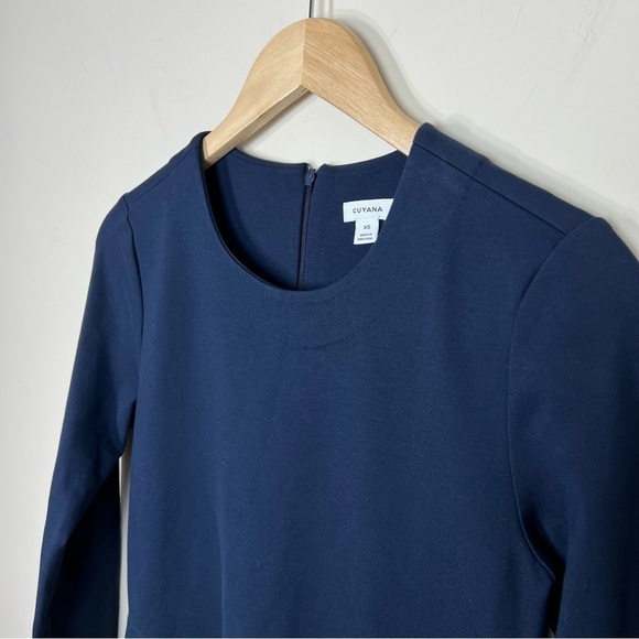 Cuyana‎ Ponte Long Sleeve Dress in Navy - Picture 10 of 15